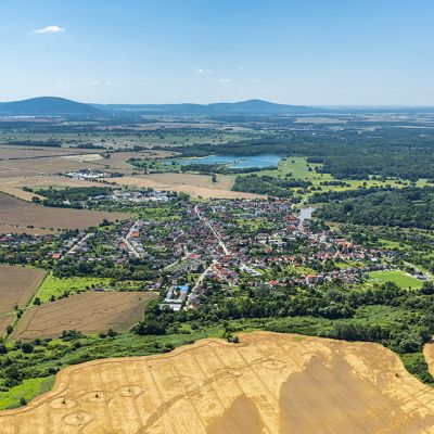 Letecké zábery obce Vysoká pri Morave  Obrázok 1