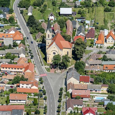 Letecké zábery obce Vysoká pri Morave  Obrázok 15