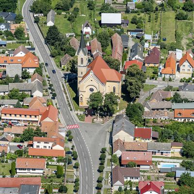 Letecké zábery obce Vysoká pri Morave  Obrázok 6