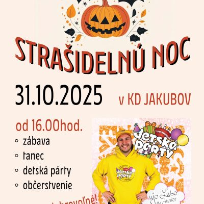 Strašidelná noc v obci Jakubov