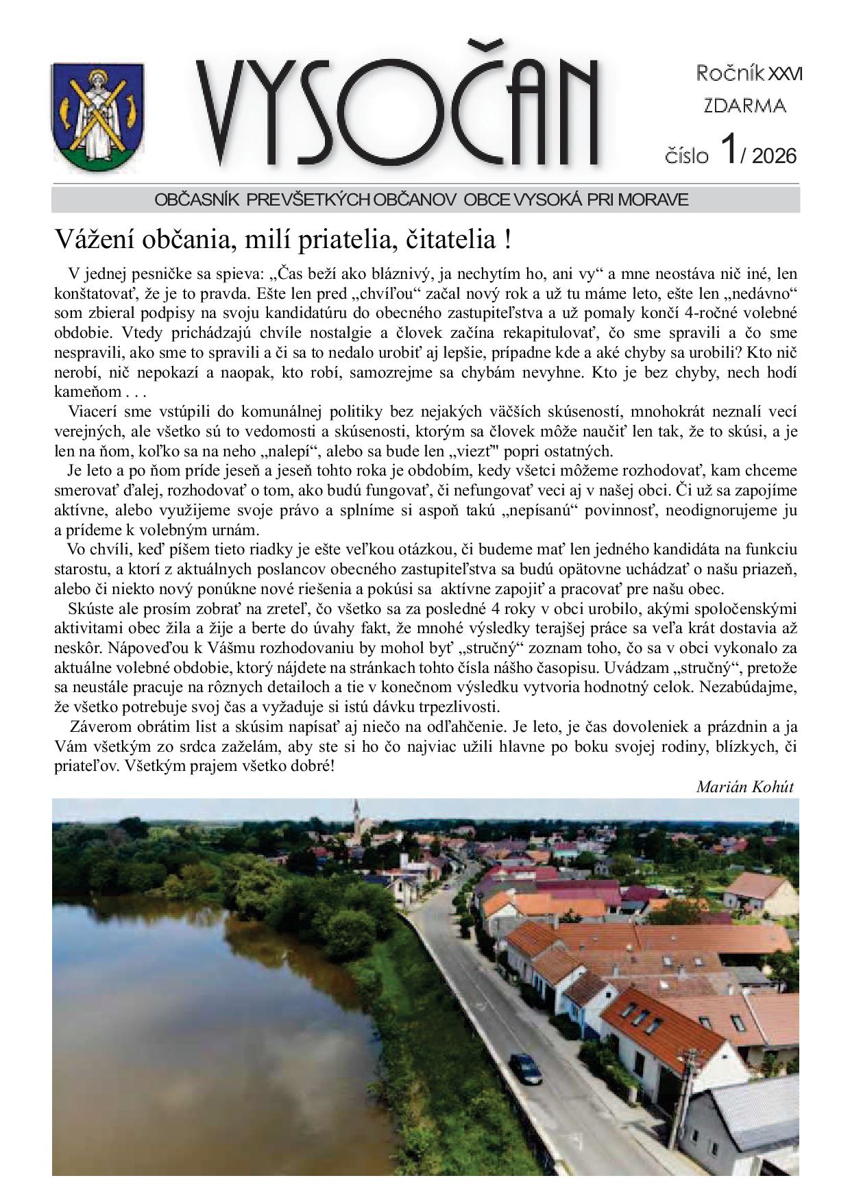 Vysočan 1/2026