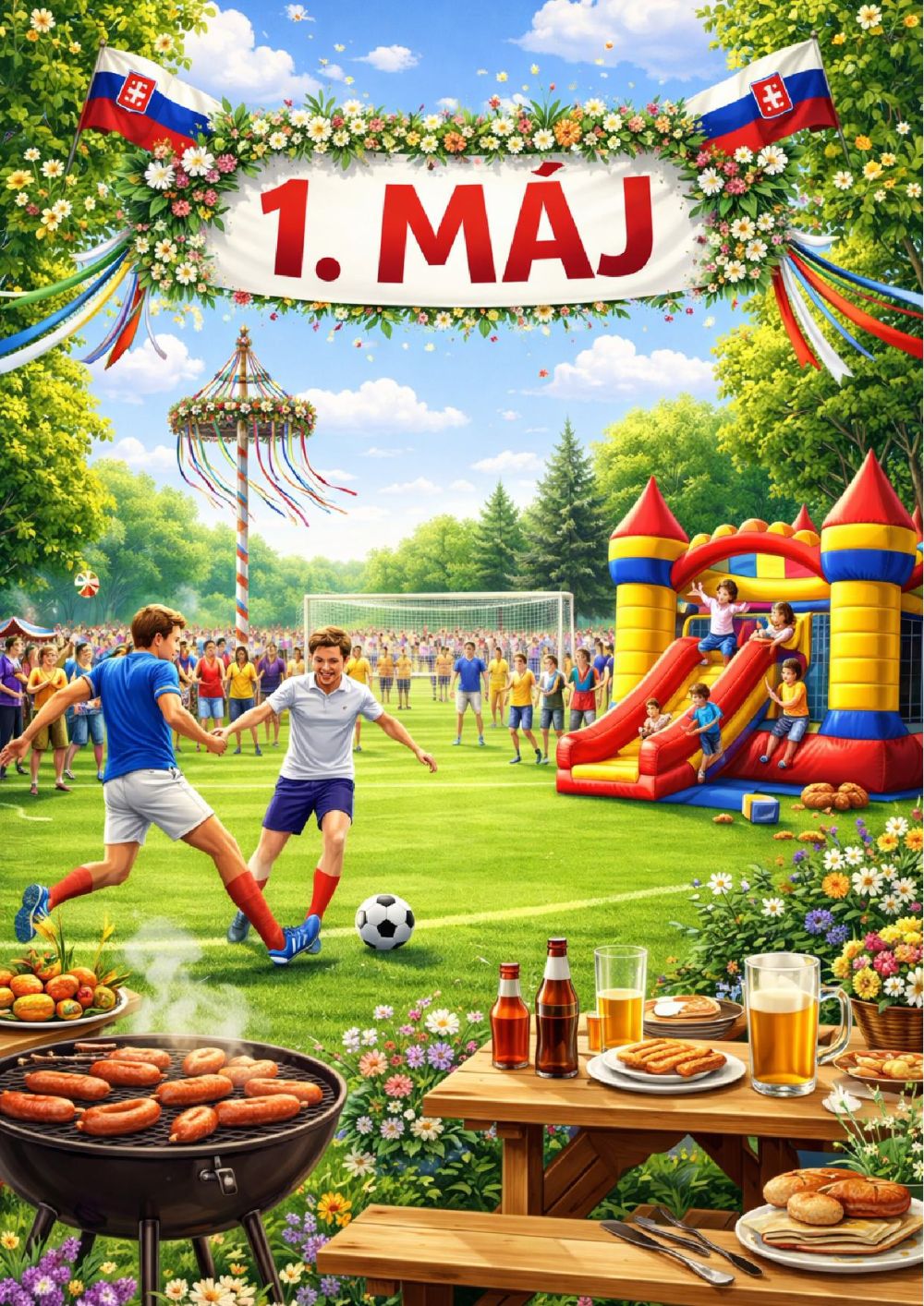 Prvomájový deň na futbalovom ihrisku