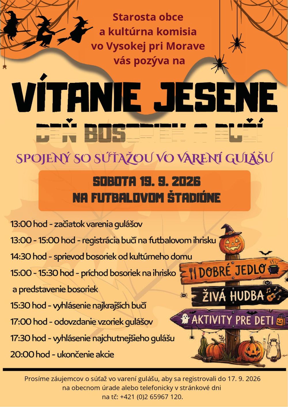 VÍTANIE JESENE 19.9.2026