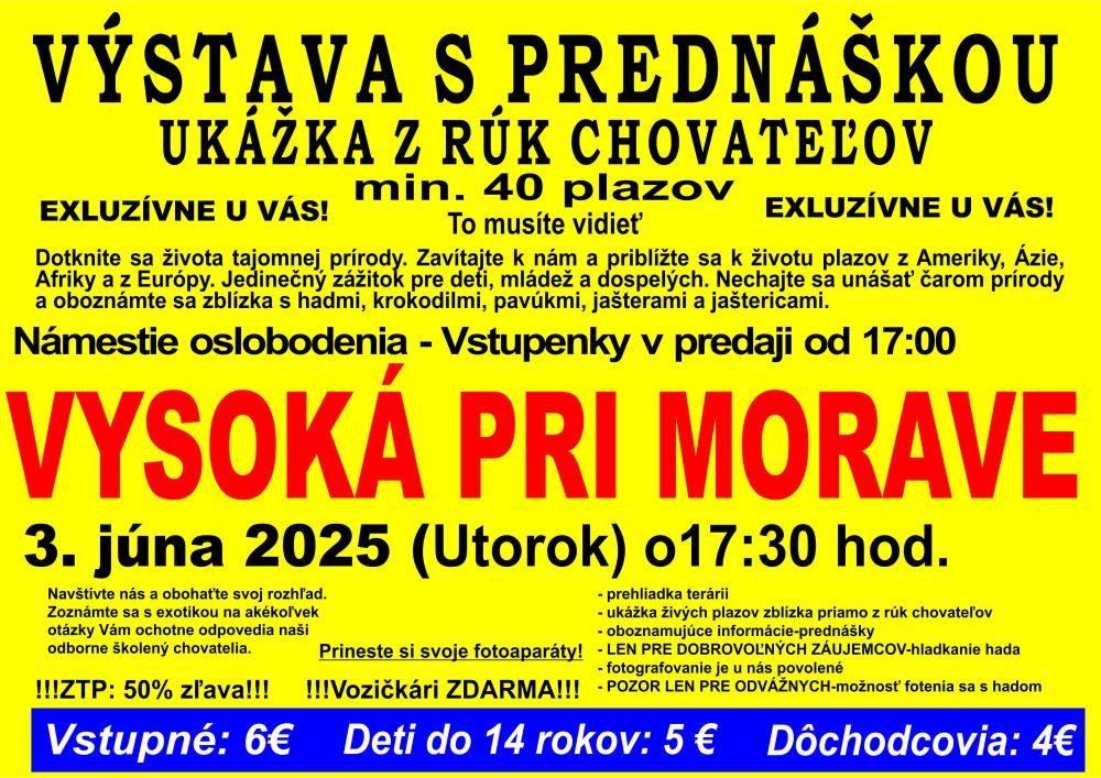 Výstava plazov