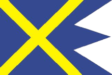 Vlajka obce Vysoká pri Morave