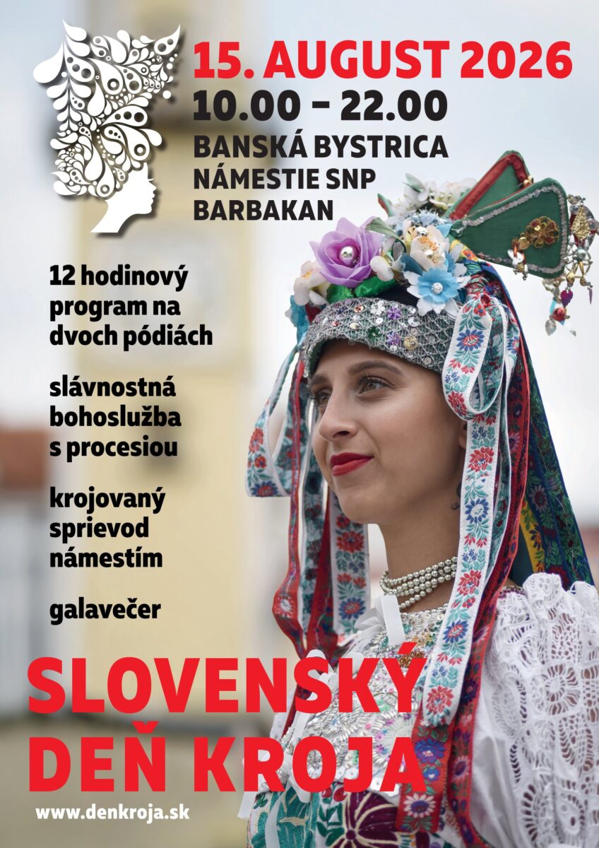 Slovenský Deň kroja 15.8. 2026  - voľné miesta